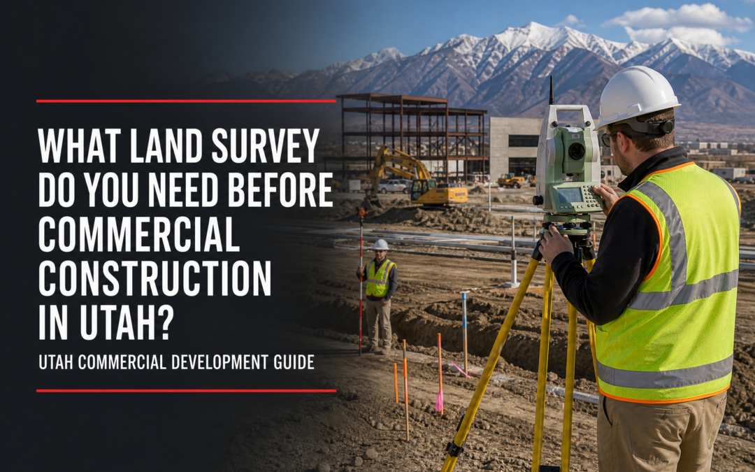 What Type of Land Survey Do You Need Before Commercial Construction in Utah?