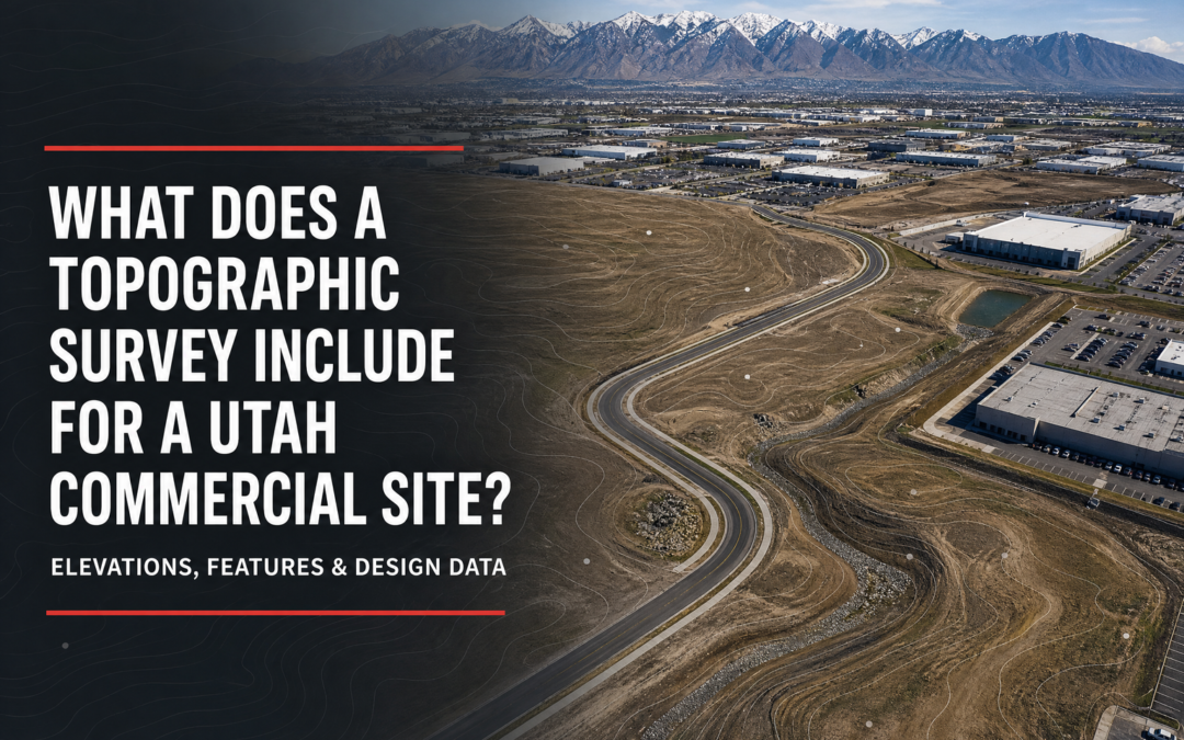 What Does a Topographic Survey Include for a Utah Commercial Site?